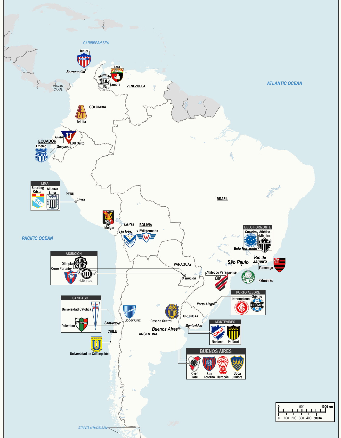 Stream Mapa da Copa #19 - tudo sobre os jogos de ida das oitavas da  Libertadores by Gaúcha