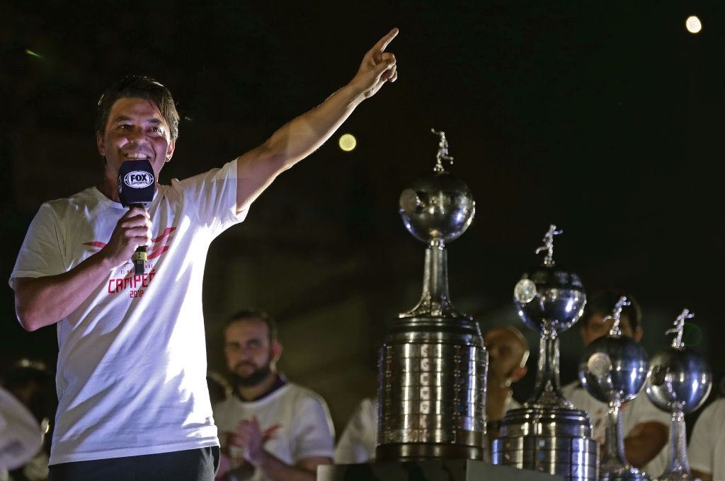 River plays for Gallardo's legacy in Copa Libertadores final