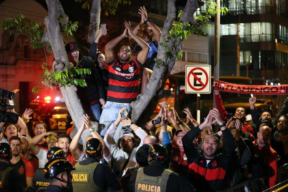 Flamengo Fans Libertadores Lima