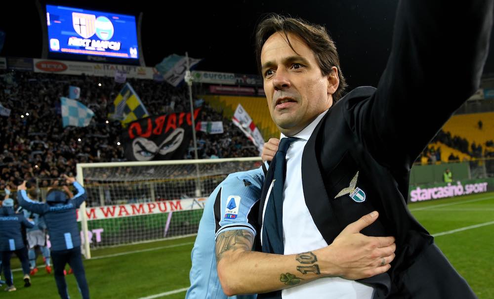 Simone Inzaghi Lazio Parma