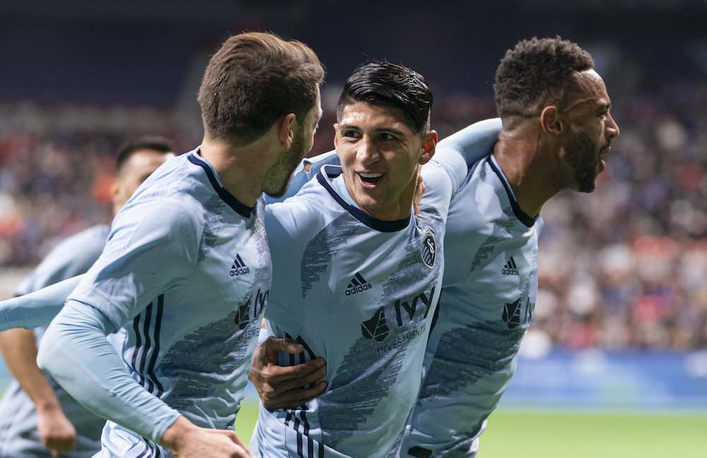 Alan Pulido Sporting KC Vancouver