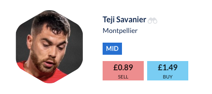 Teji Savanier Football Index