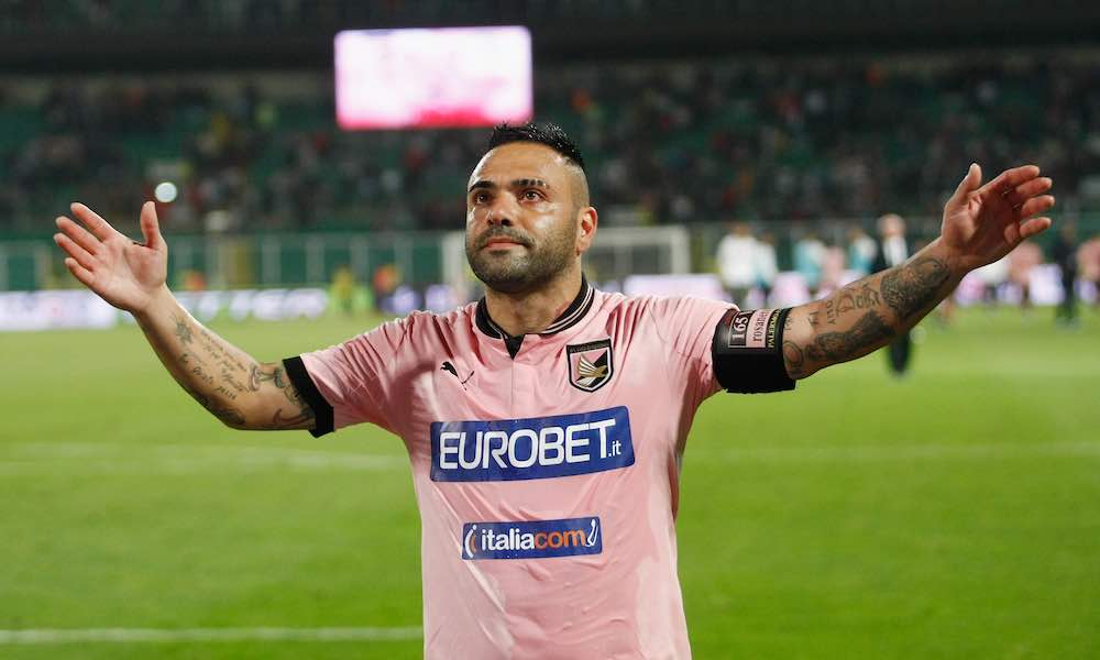 Fabrizio Miccoli of Palermo in action during the UEFA Europa League News  Photo - Getty Images