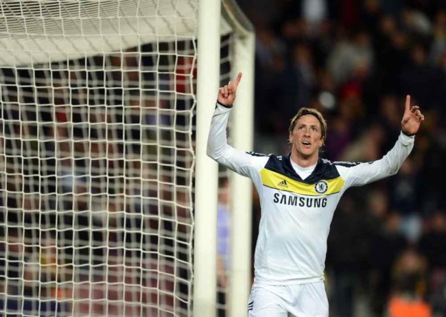 Torres Goal Chelsea Barcelona Neville