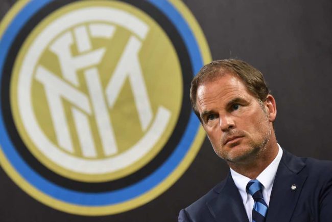 FRank De Boer Inter manager