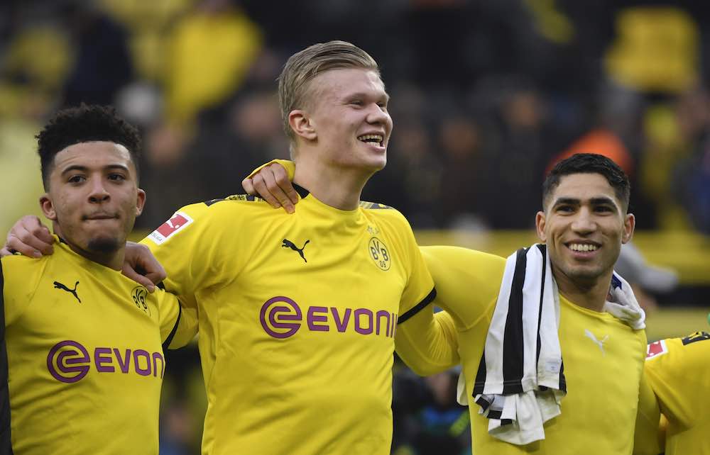 Hakimi Haaland Sancho Dortmund