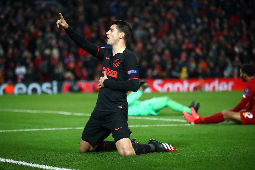 Alvaro Morata atletico Anfield