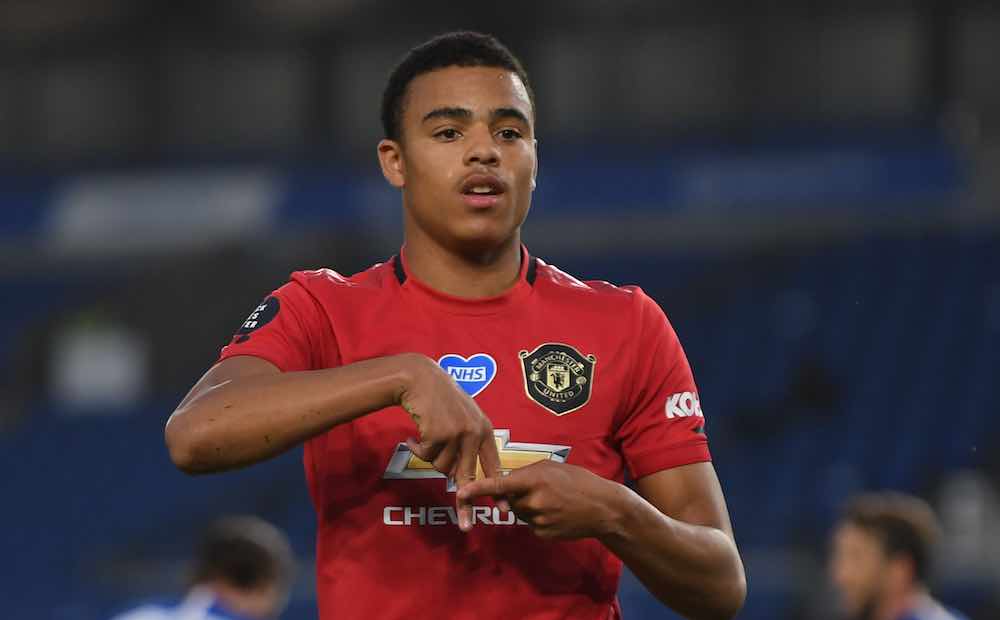 Mason Greenwood listed as first-team player on Man Utd's website