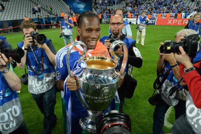 Didier Drogba Chelsea Final 2012