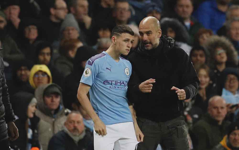 Guardiola Foden Man City