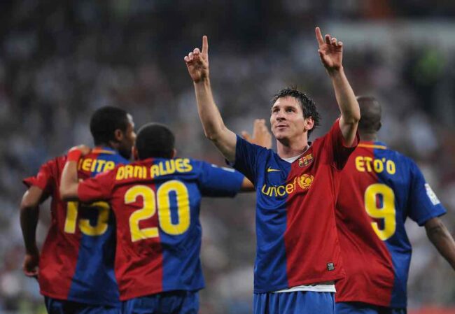 Messi Barcelona 2009 tactics
