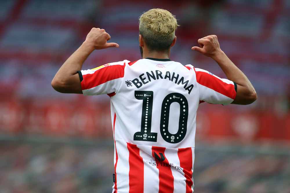 Said Benrahma Brentford shirt