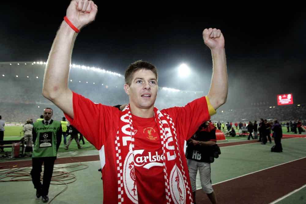 Steven Gerrard Liverpool Milan 2005 Istanbul