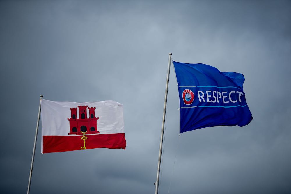 Gibraltar flag UEFA