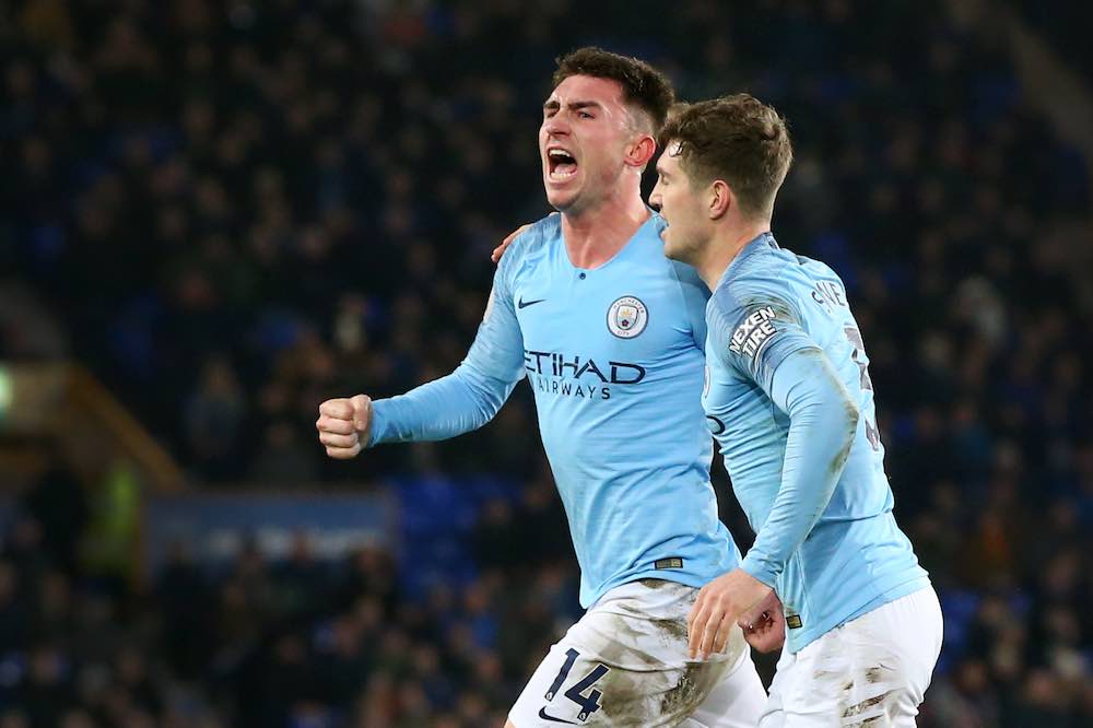 John Stones Aymeric Laporte Man City