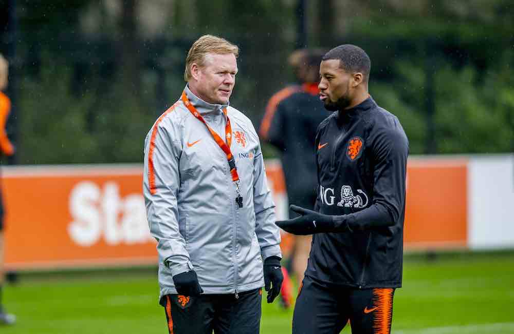 Koeman Wijnaldum Netherlands Training