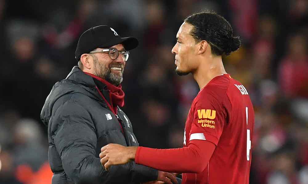 Virgil van Dijk Jurgen Klopp Liverpool