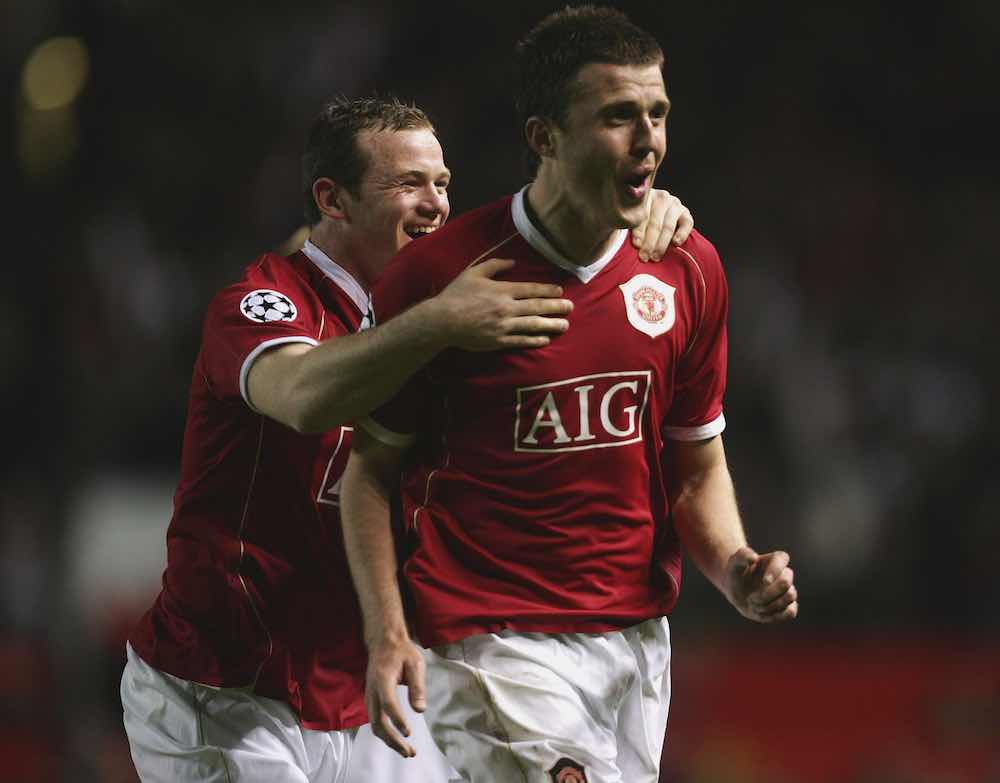 Rooney Carrick Man United Roma 2007