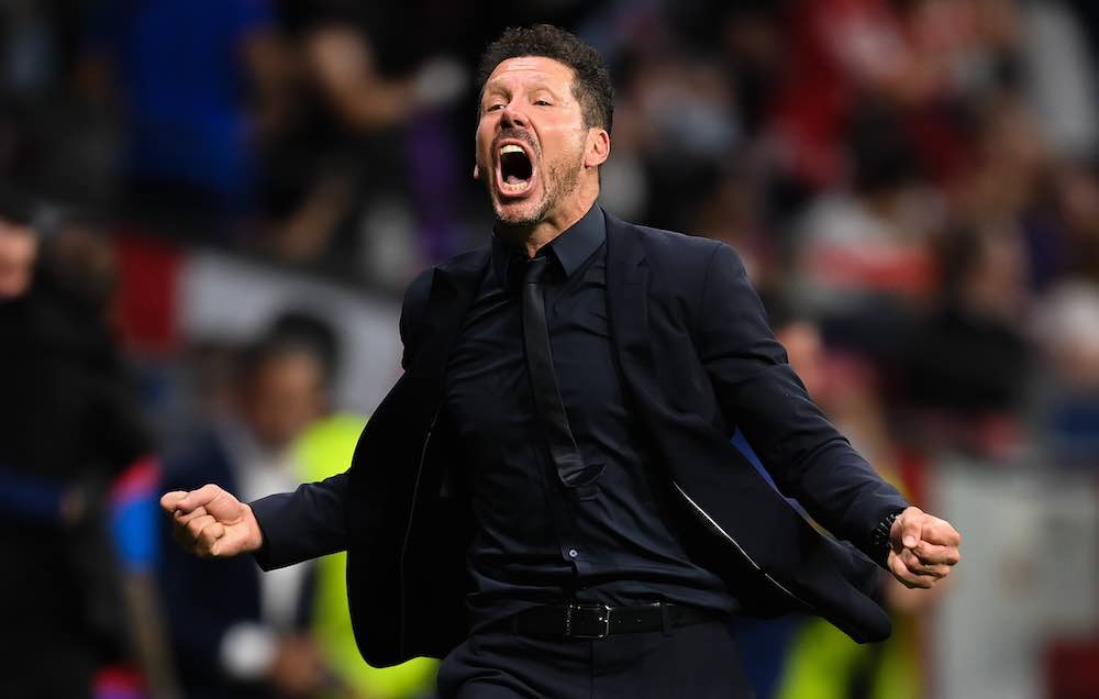 Diego Simeone Atleti v Liverpool