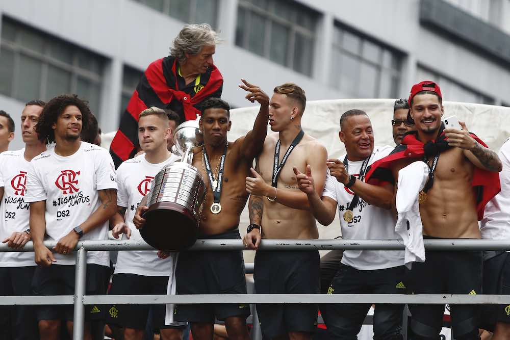 Flamengo Bus Copa Libertadores 2019 Celebrations