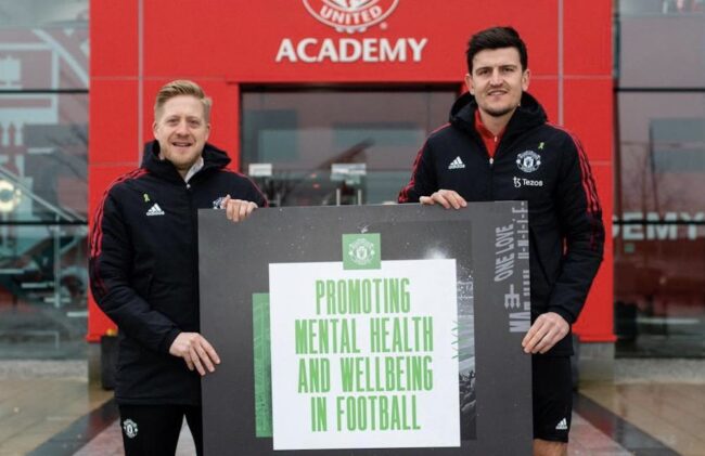Nick Cox Harry Maguire United Mental Health Awareness Month