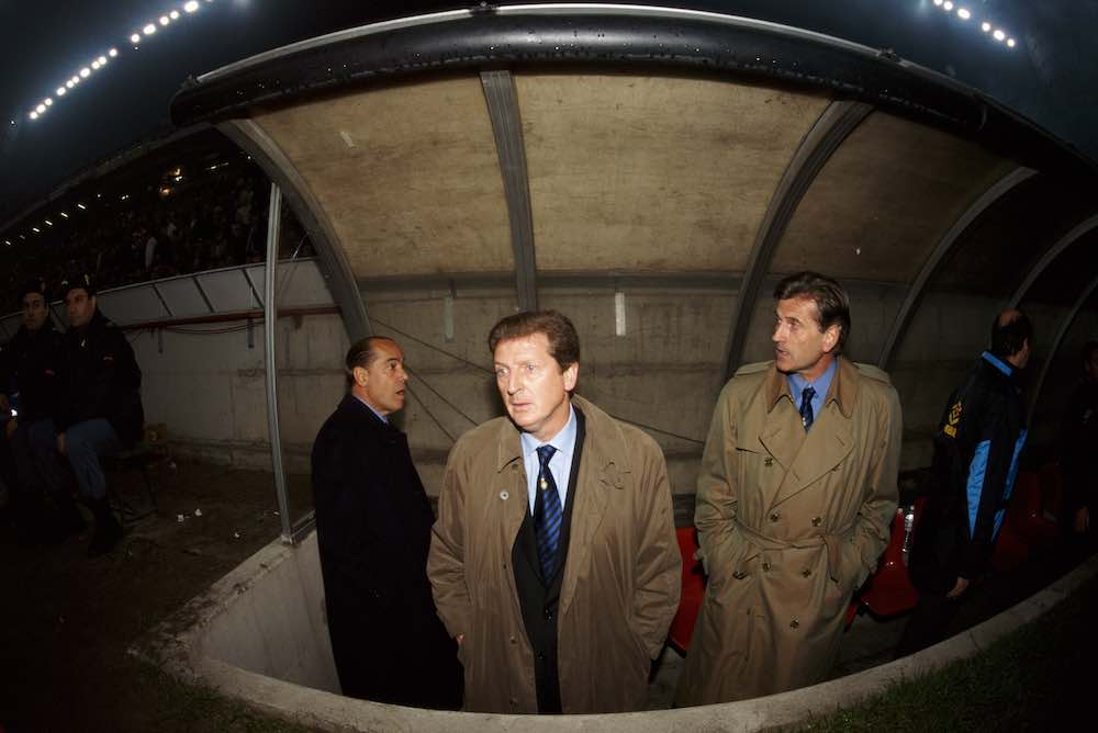 Roy Hodgson Inter Milan dugout