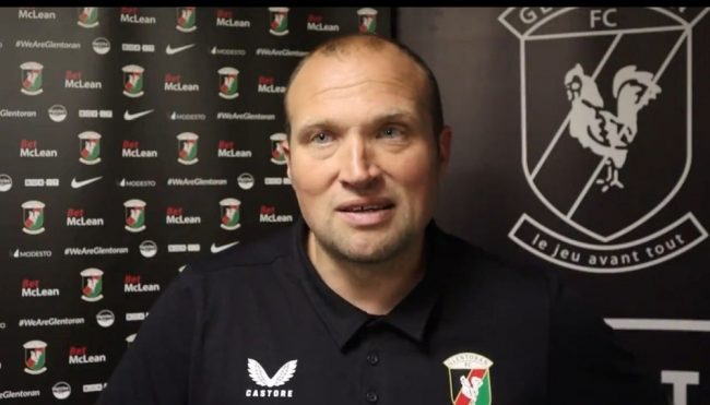 Warren Feeney Glentoran interview